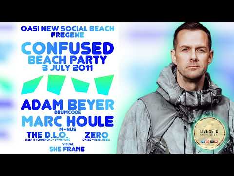 Adam Beyer @ Confused Beach Party, Fregene, Italy 03 07 2011