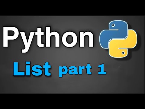 Python Tutorial 24 Lists Part 1