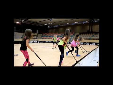 Sportlovsinnebandy 2015 02 17 med SST NET Falcons och Häljarps SK