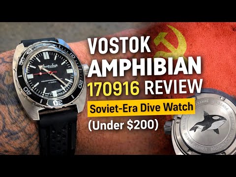 Vostok Amphibia 170916 Unboxing & Review | Soviet-Era Dive Watch With Cult Status (Under $200)