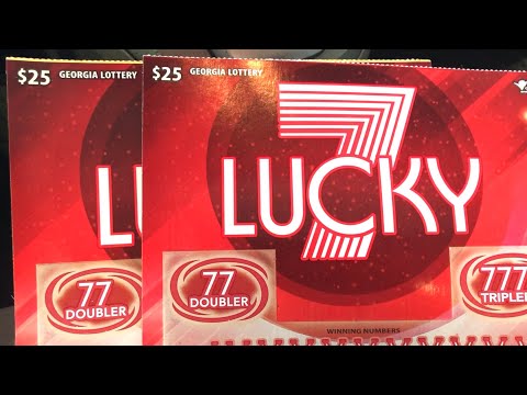 Last two LUCKY 7 ! Georgia Lottery Tickets!