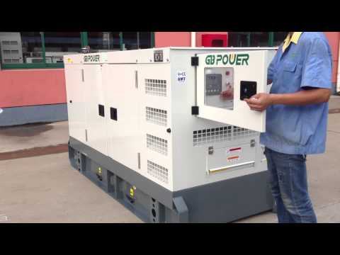 Super silent gb power 50kva diesel generator set