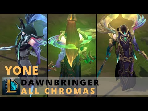 Dawnbringer Yone All Chromas - League of Legends