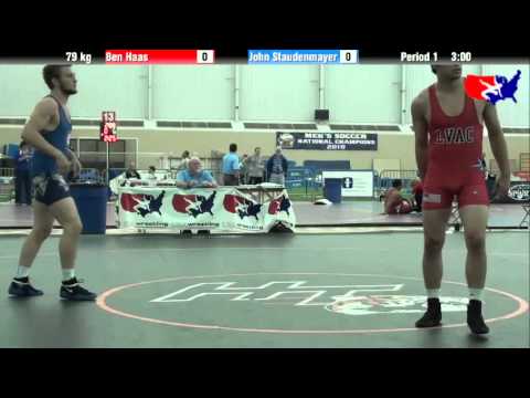 Ben Haas vs. John Staudenmayer at 2013 ASICS University Nationals - FS