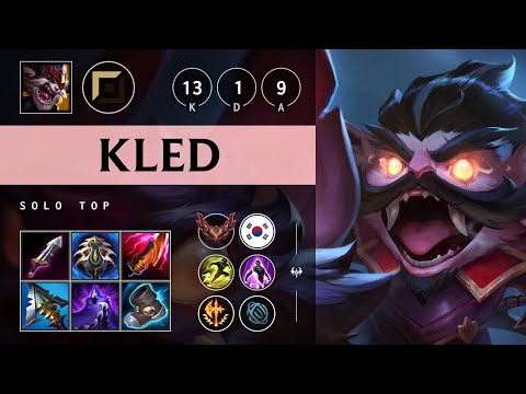 Kled Top vs Nocturne - KR Grandmaster Patch 25.07