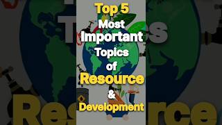 Top5 Most important questions of Geography chapter-1 | Resource and Development #class10 #viral