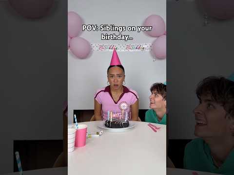 Everyone wants to blow out the candles 🎂🤣