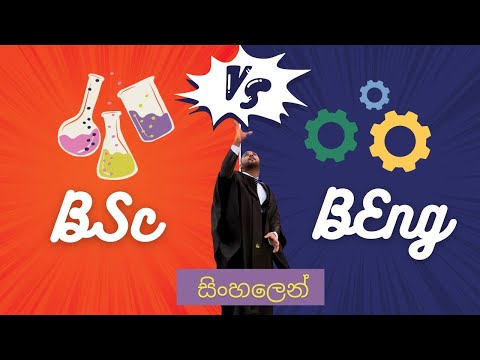 BSc and BEng Difference in Sinhala- Engineering (Australian Qualifications included)