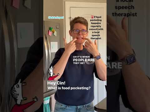 What is food pocketing?