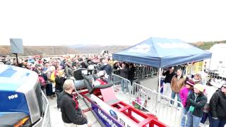 preview picture of video 'Bridge Day 2012 - Catapult from New River Gorge Bridge'