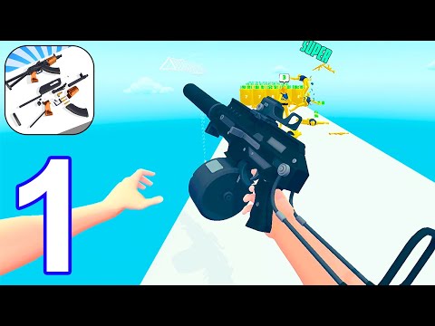 Gun Run 3D - Gameplay Walkthrough Part 1 All Levels 1 - 7 (Android,iOS) - YouTube