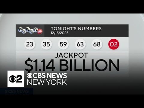 $1.14 billion Powerball jackpot winning numbers announced