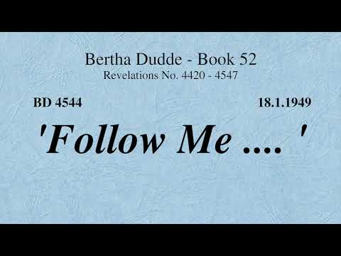 BD 4544 - ' FOLLOW ME .... '