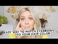 Eyebrow Color And Hair Color
