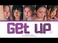 [Full Audio AI] NewJeans Get Up Lyrics (뉴진스 Get Up 가사) (Color Coded Lyrics | AI COVER)