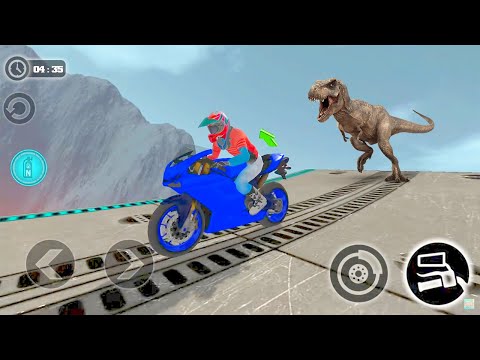 Impossible Motor Bike Tracks Gameplay - 3D Motorcycle Racing Games - Android Games