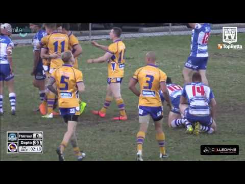 2016 ICRL Round 8 1st Grade Highlights - Thirroul Butchers v Dapto Canaries