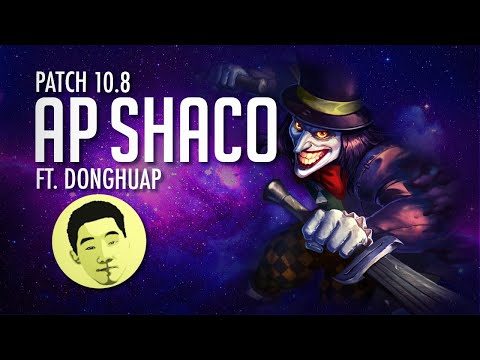 AP SHACO 10.8 - FULL GAME ft. DongHuaP WRECKING DIAMOND  - League of Legends