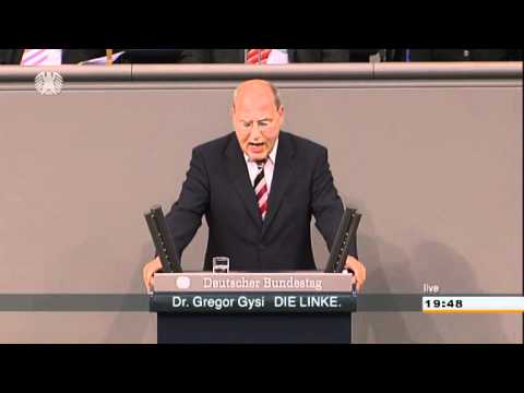 Dr. Gregor Gysi (DIE LINKE.) Fiskalvertrag und Europäischer Stabilitätsmechanismus