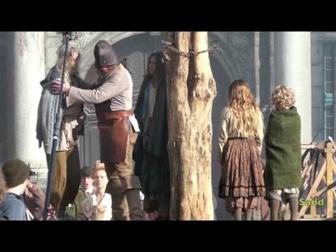 Opnames van " De Bende van Jan de Lichte" in Veurne - maandag 27maart2017.