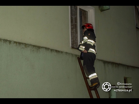 Interwencja strazy na Moniuszki