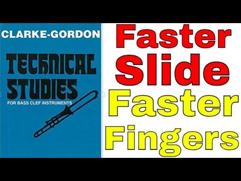 Trombone Euphonium Tuba Player wishing there was a short cut to faster slide and finger technique?