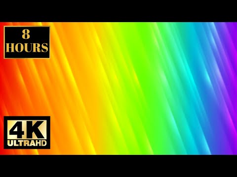 Happy Pride Gay Pride Colors Rainbow LGBTQ Wallpaper Screensaver Background 4K 8 HOURS