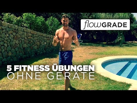 5 effektive Fitness Übungen ohne Geräte (nur mit Handtuch!)