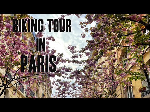BIKING TOUR in PARIS 4K   Virtual Cycle Ride In Paris, Nation, Saint Mande and Vincennes