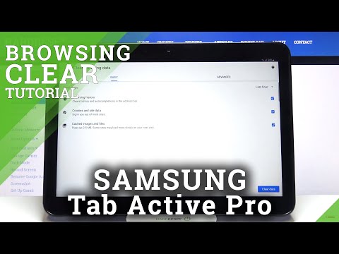 How to Erase Browsing Data in SAMSUNG Galaxy Tab Active Pro – Clear Page History