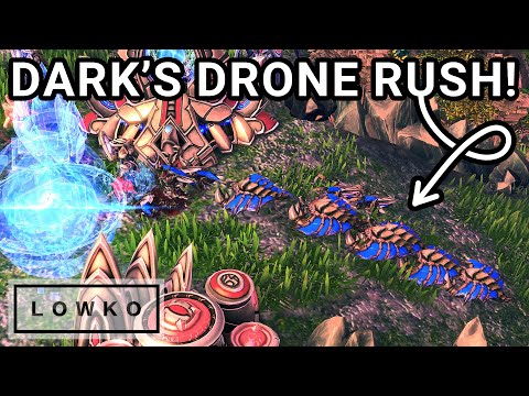 StarCraft 2: Dark's DRONE RUSH in the Finals! (Best-of-5)
