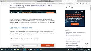 Download and Install SQL Server Management Studio