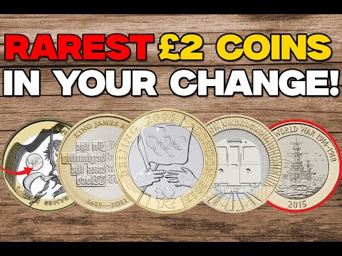 Top 10 Rarest £2 Coins Worth Money in the UK | Valuable £2 Coins You Can Find in Change!