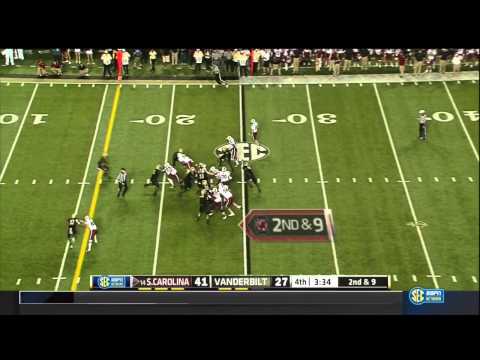 2014 USC at Vanderbilt - David Williams 8 Yd Run