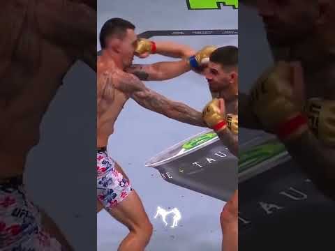 Ilia Topuria KOs Max Holloway in Slow Motion #ufc #mma