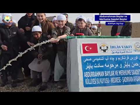 Abdurrahman Baylar ve Merhume Saadet Baylar Külliyesi Açılışı / Su Kuyusu - Şadırvan ve Medrese