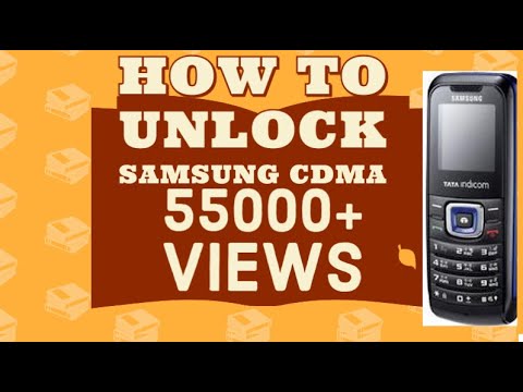 How to unlock samsung cdma basic mobile locked