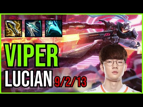 VIPER - LUCIAN vs TRISTANA ADC - KR Challenger - Patch 11.4