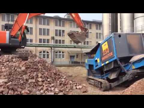 Arjes 250 Impaktor - Ziegelbruch