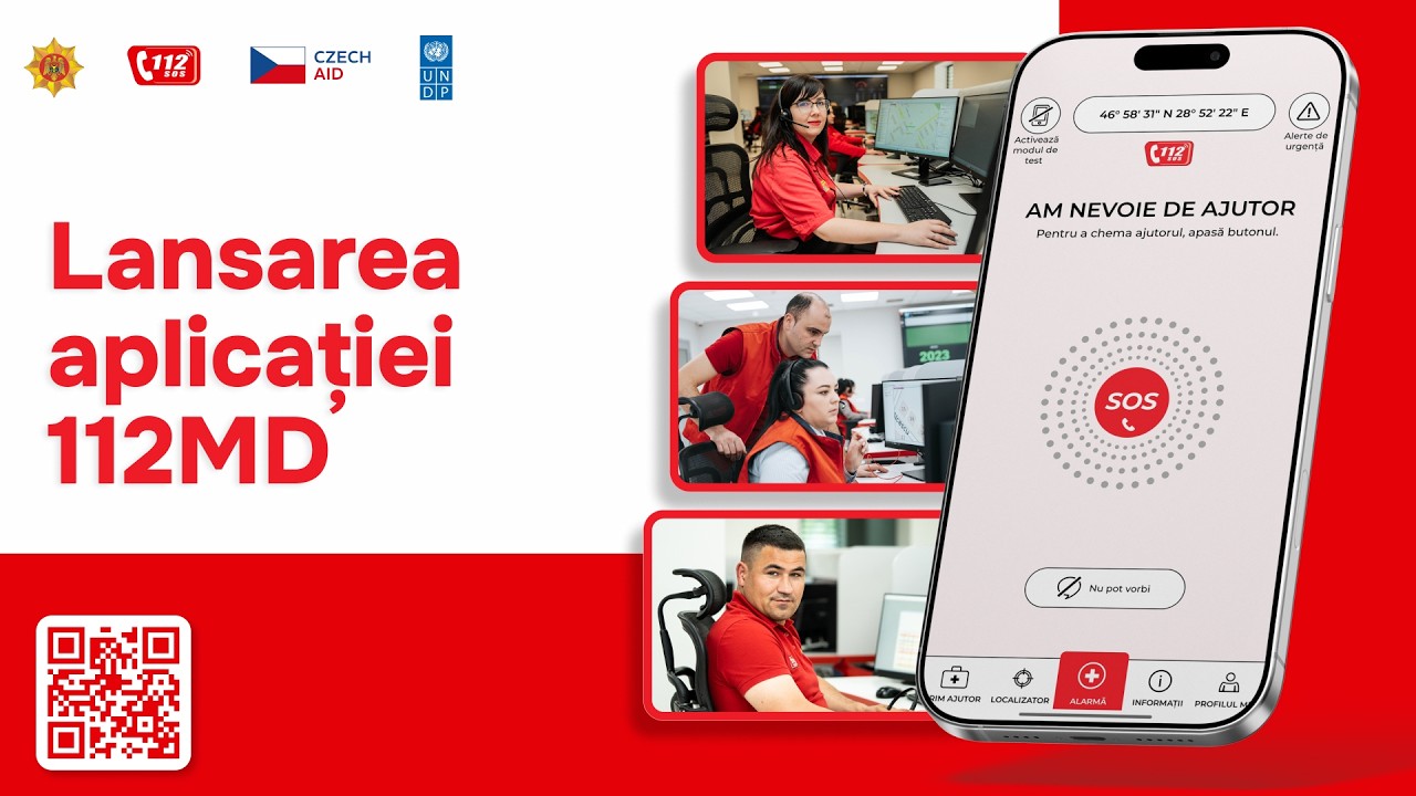 Lansarea aplicației mobile 112MD