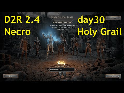 675mf Necro Arachnid Lair + Stony Tombs + Pits - Necro Holy Grail day30 - 41 Items Remain