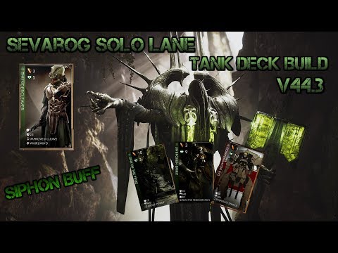 Paragon: Sevarog V44.3 Solo Lane! Tank Deck Build and Guide| Siphon Buff| Paragon Gameplay