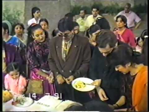 Nitin Mukesh and Govinda in Lisbon, Portugal, 1991