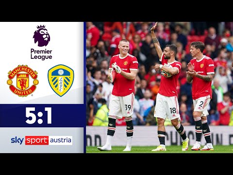Fernandes mit Hattrick | Manchester United - Leeds United 5:1 | Highlights - Premier League 2021/22