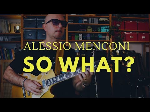 So what? | Alessio Menconi