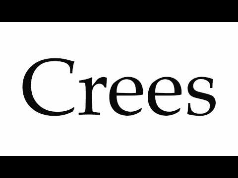 How to Pronounce Crees