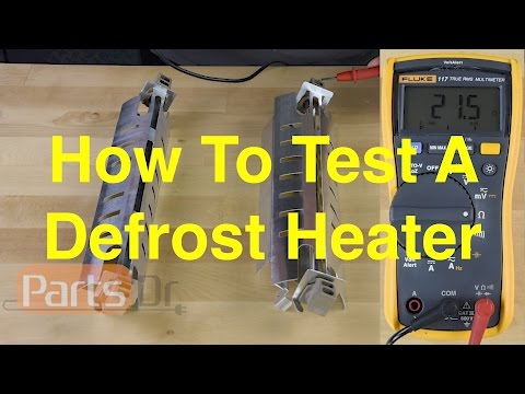 How To Test A Defrost Heater On A Refrigerator or Freezer