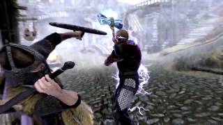 skyrim (mod showcase Thor's Armour, Mjolnir And Stormbreaker) (xbox one)