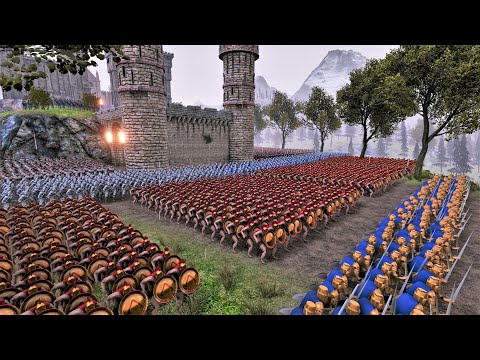 The Army Of Satan Unleashed On Humans | Castle Siege - Ultimate Epic Battle Simulator UEBS