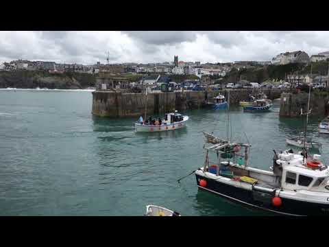 Newquay harbour, Cornwall on 5th July 2021